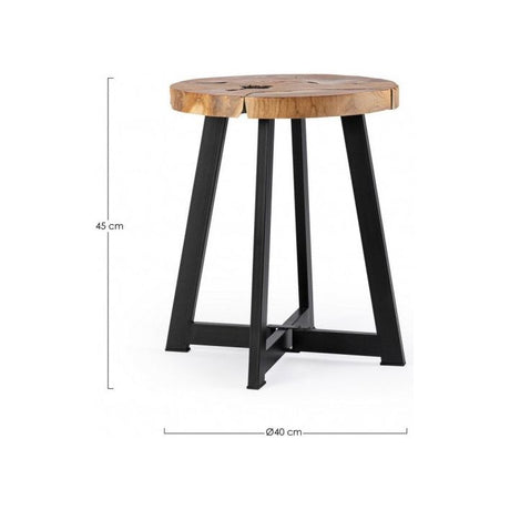 Couchtisch Elwood rund 40x40 - ZEN ZONE