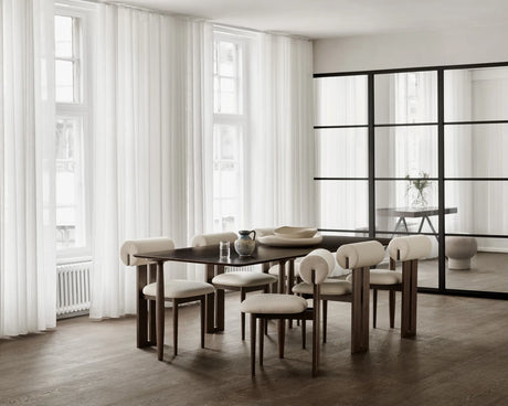 Esstisch Oku aus Massivholz Eiche und Eichenfurnier, 200x95×74 cm - ZEN ZONE Furniture