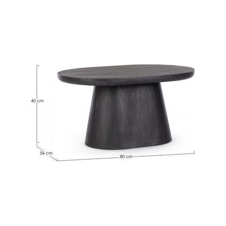 Beistelltisch Fuji oval 80x56 - ZEN ZONE