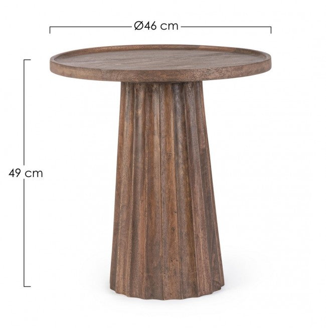Couchtisch Orissa Natur rund 46x46 - ZEN ZONE