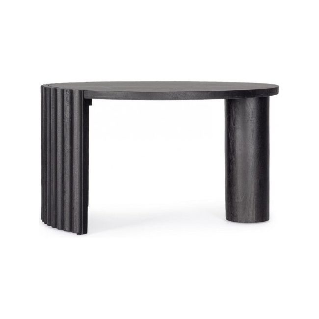 Couchtisch Orissa Schwarz rund 80x80 - ZEN ZONE