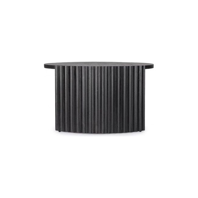 Couchtisch Orissa Schwarz rund 80x80 - ZEN ZONE