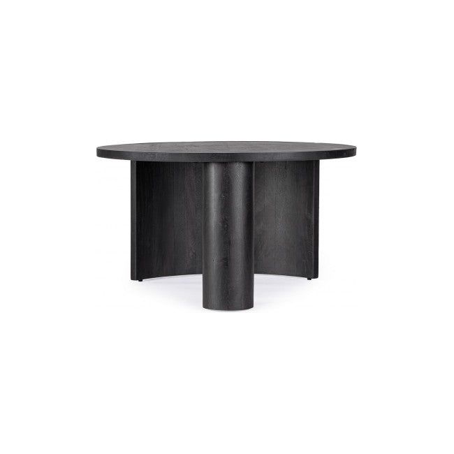 Couchtisch Orissa Schwarz rund 80x80 - ZEN ZONE