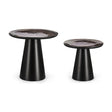 2er Set Couchtisch Zainab rund - ZEN ZONE