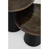 2er Set Couchtisch Zainab rund - ZEN ZONE