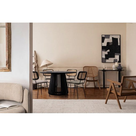 Esstisch Odion 130cm Schwarz - ZEN ZONE