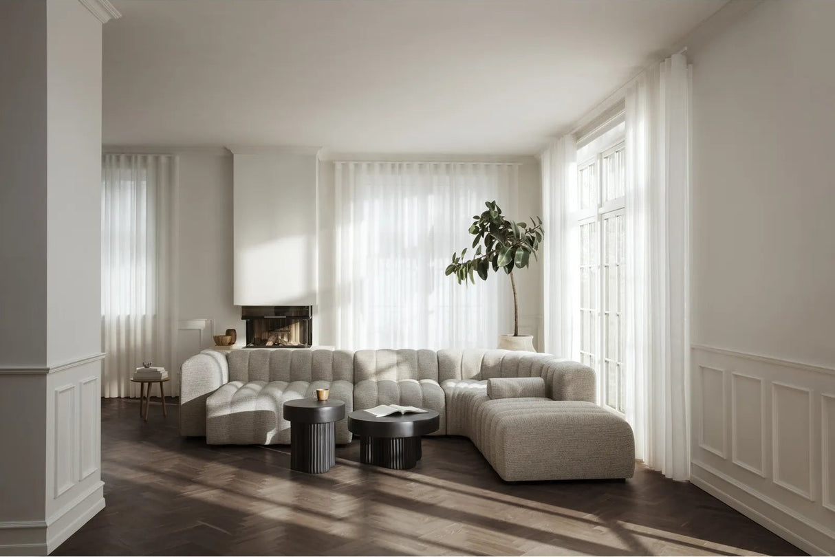 Beistelltisch Gear aus Beton, rund, 45×45×49 cm