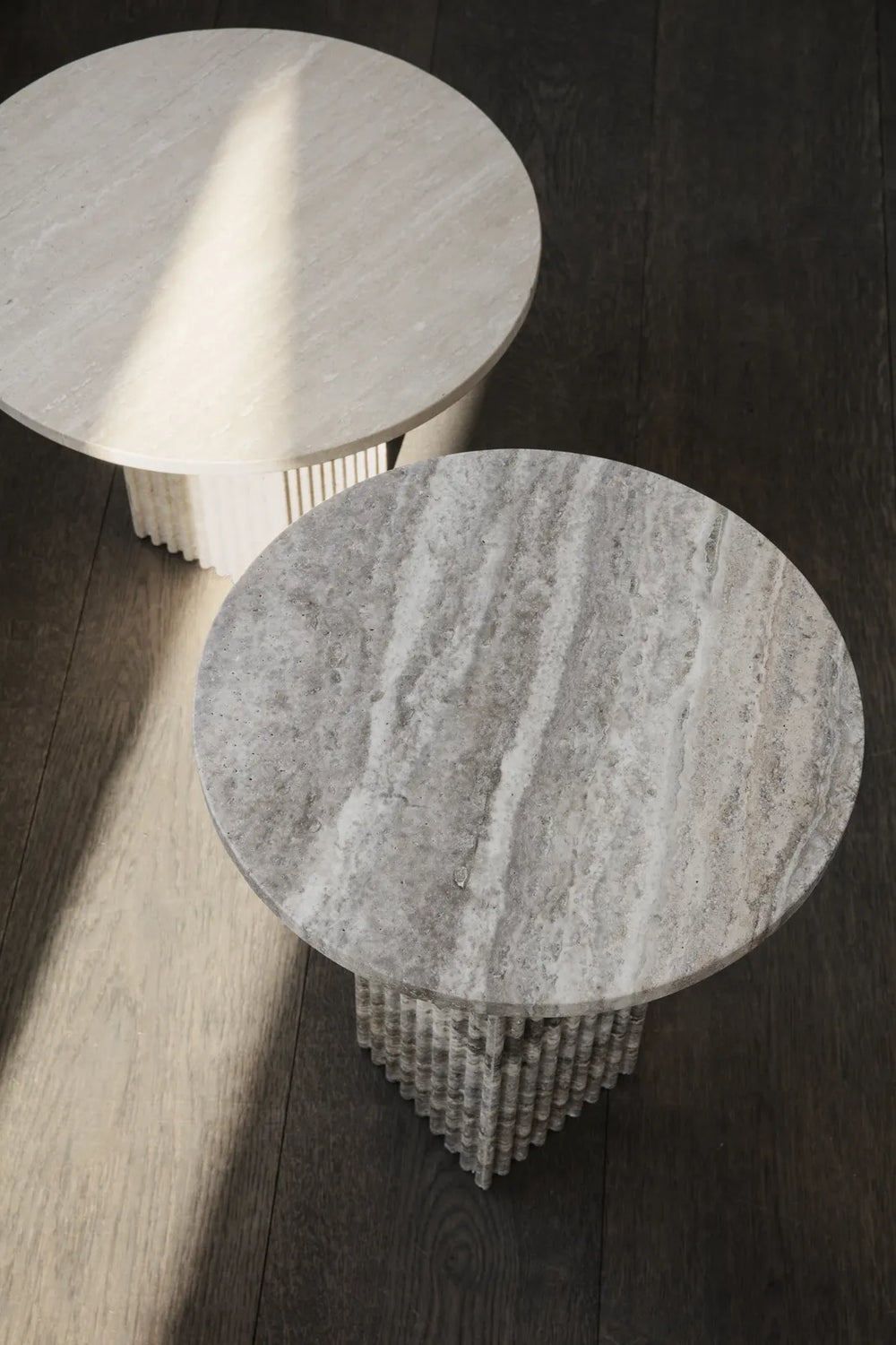 Couchtisch SoHo aus Travertin, 50×50×35 cm - ZEN ZONE Furniture