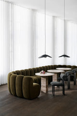 Beistelltisch SoHo aus Travertin, 80×80×74 cm - ZEN ZONE Furniture