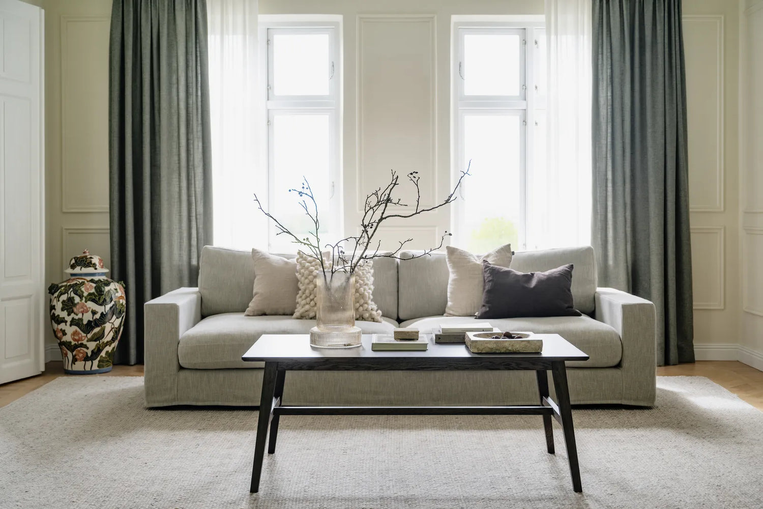 LANGDON 4-Sitzer-Sofa Sand 114x271x80cm - ZEN ZONE Furniture