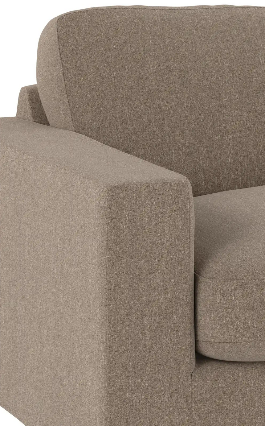 4-Sitzer Sofa LANGDON aus Stoff in Nougat, 271×114×80 cm - ZEN ZONE Furniture