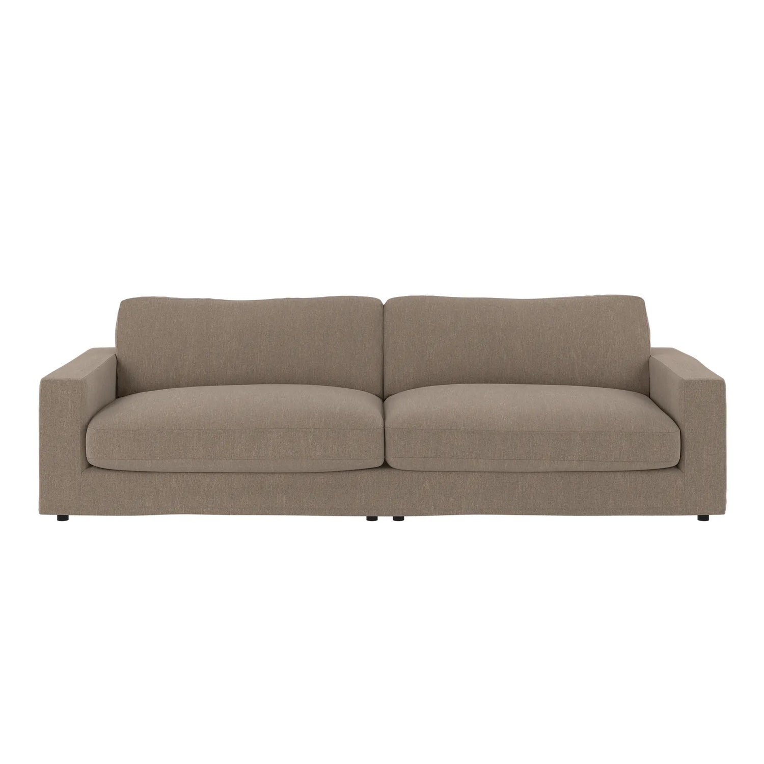 4-Sitzer Sofa LANGDON aus Stoff in Nougat, 271×114×80 cm - ZEN ZONE Furniture