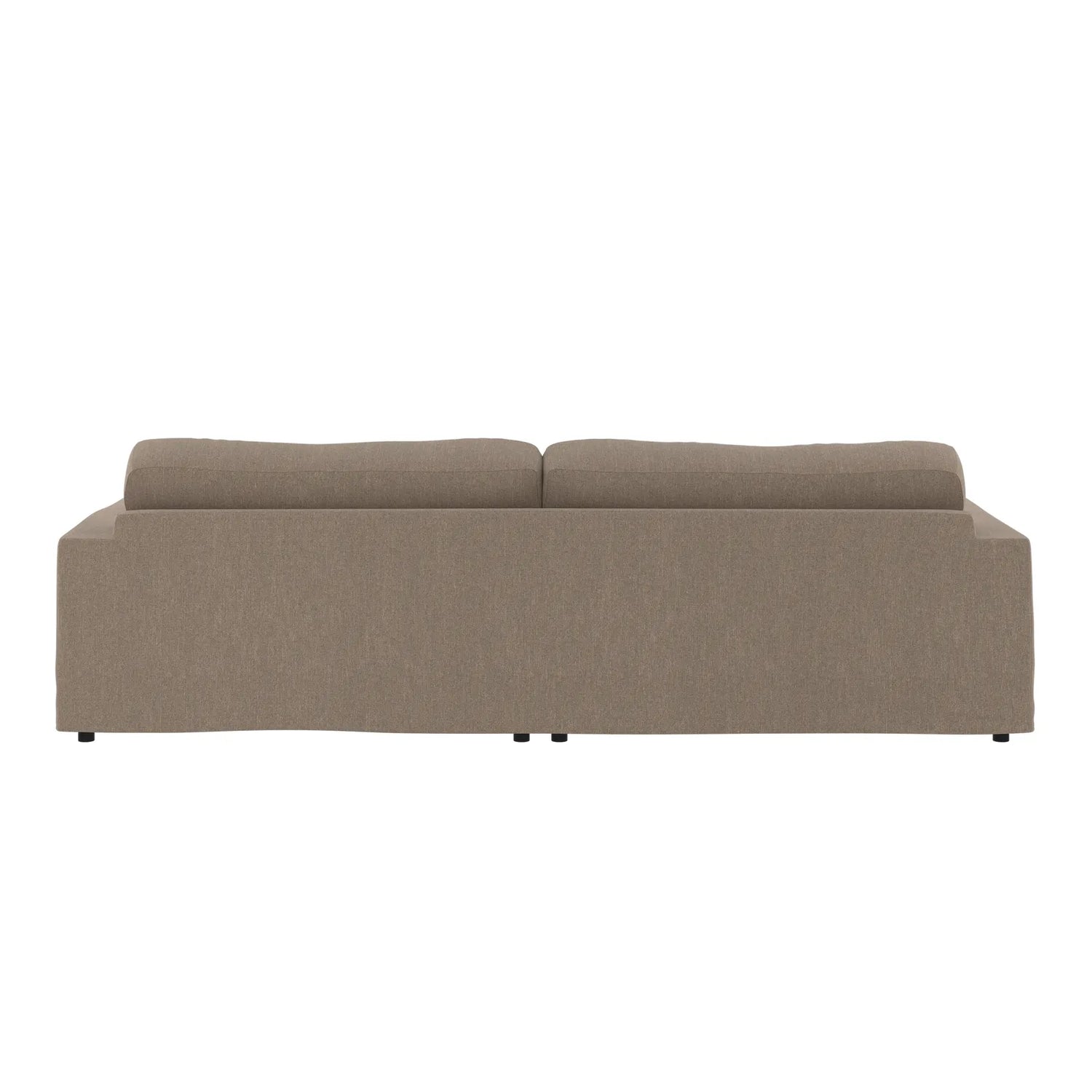 4-Sitzer Sofa LANGDON aus Stoff in Nougat, 271×114×80 cm - ZEN ZONE Furniture