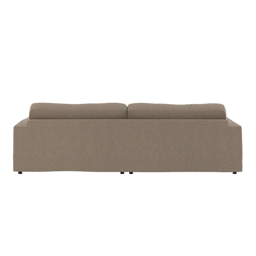 4-Sitzer Sofa LANGDON aus Stoff in Nougat, 271×114×80 cm - ZEN ZONE Furniture