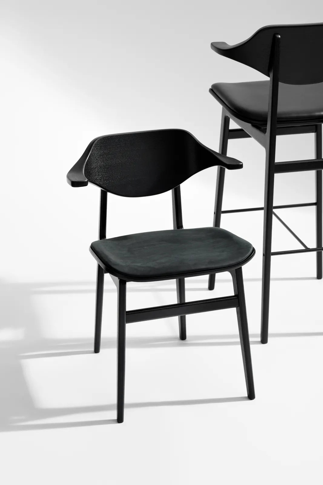Bufala chair made of FSC-certified solid oak, unupholstered