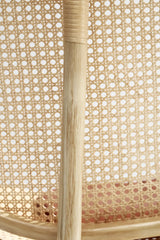 Nomad armchair made of bamboo and rattan, 90x77×100 cm