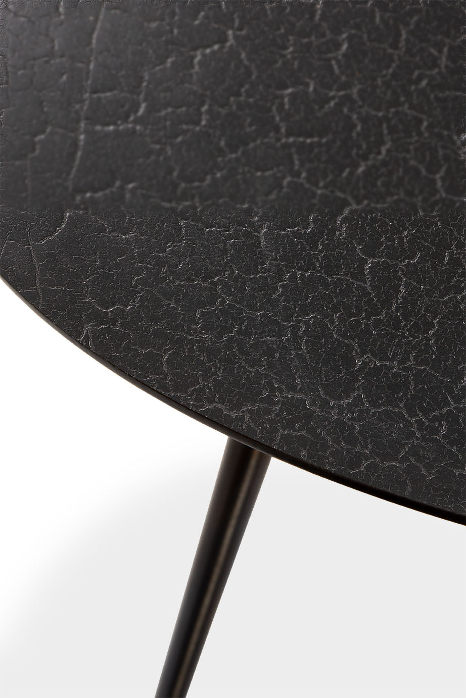 Luna Couchtisch - Mineralien - Schwarz - Lava - rund - ZEN ZONE