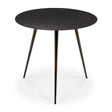 Luna Couchtisch - Mineralien - Schwarz - Lava - rund - ZEN ZONE