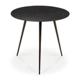 Luna Couchtisch - Mineralien - Schwarz - Lava - rund - ZEN ZONE