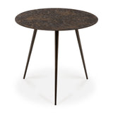 Luna Couchtisch - Mineralien - Whisky - Lava - rund - ZEN ZONE