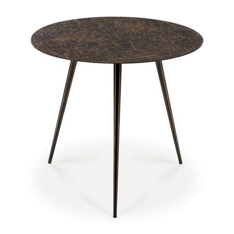 Luna Couchtisch - Mineralien - Whisky - Lava - rund - ZEN ZONE