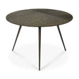 Luna Couchtisch - Mineralien - Whisky - Lava linear - rund - ZEN ZONE