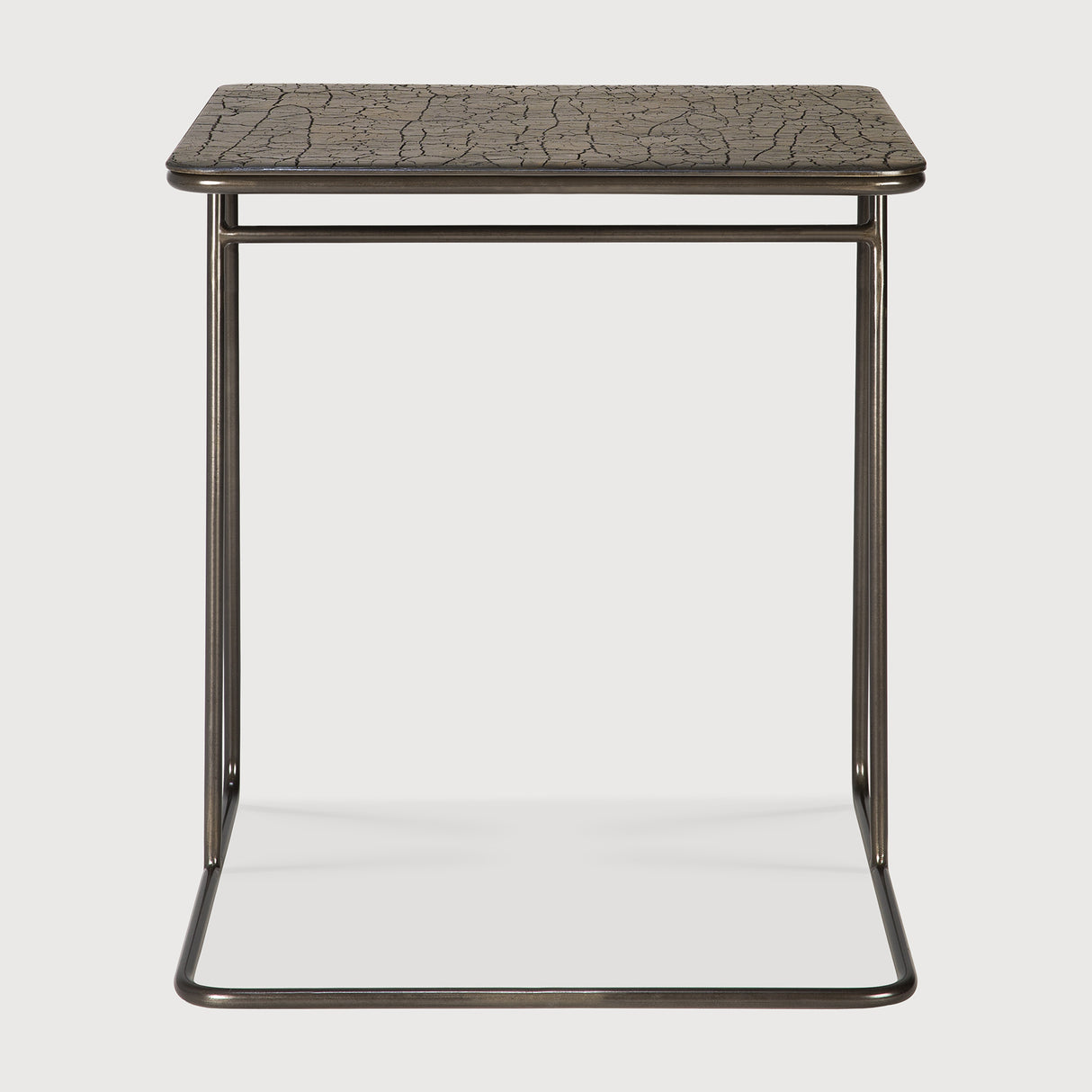 Ellipse Beistelltisch - Mineralien - Umbra - rechteckig - 45 x 40 x 51 cm - ZEN ZONE Furniture