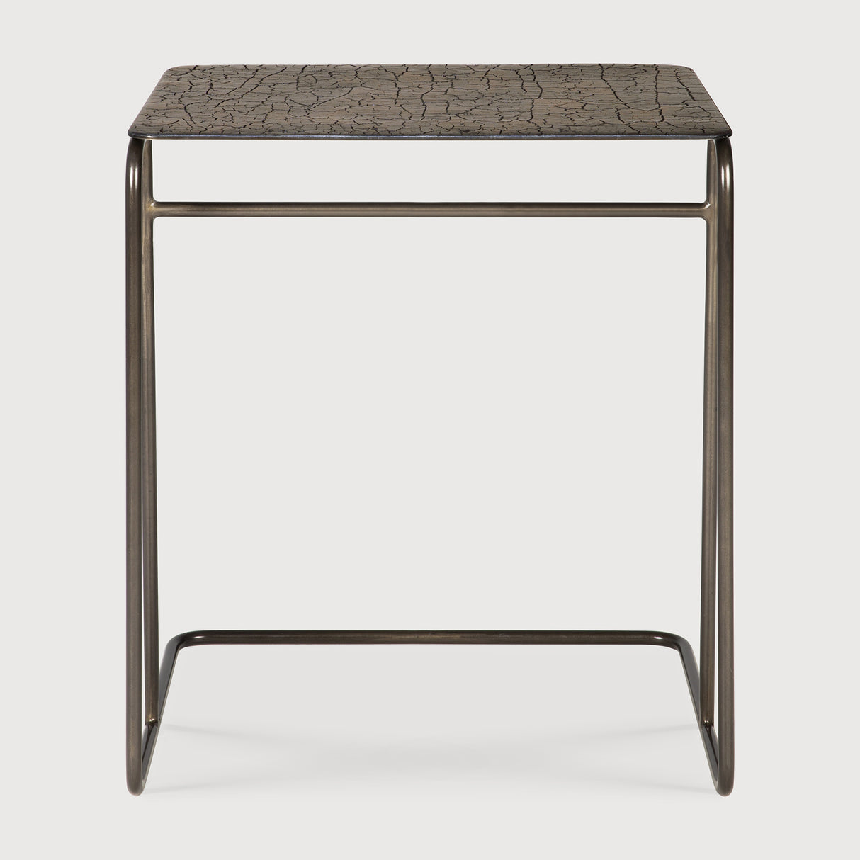 Ellipse Beistelltisch - Mineralien - Umbra - rechteckig - 45 x 40 x 51 cm - ZEN ZONE Furniture