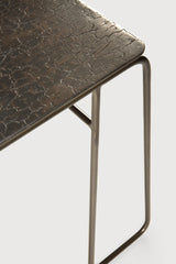Ellipse Beistelltisch - Mineralien - Umbra - rechteckig - 45 x 40 x 51 cm - ZEN ZONE Furniture