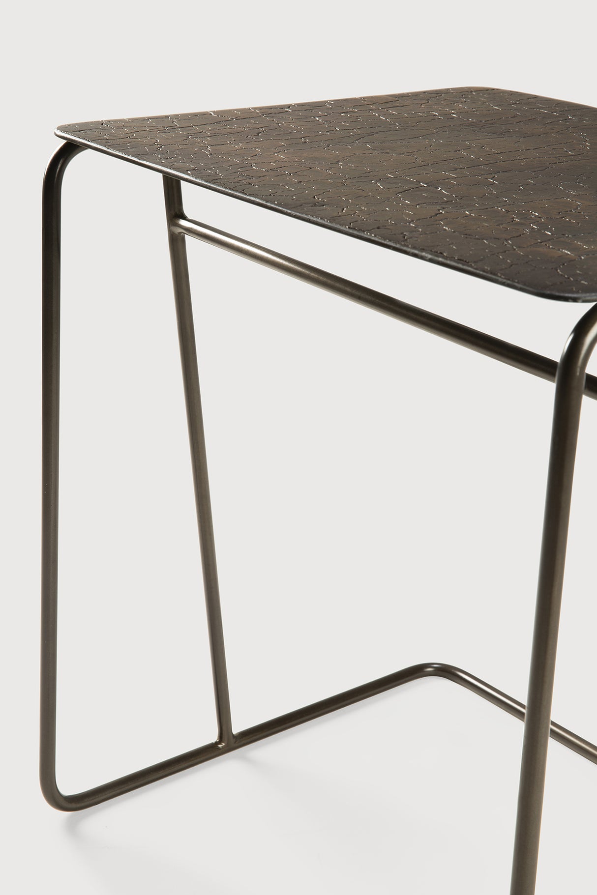 Ellipse Beistelltisch - Mineralien - Umbra - rechteckig - 45 x 40 x 51 cm - ZEN ZONE Furniture