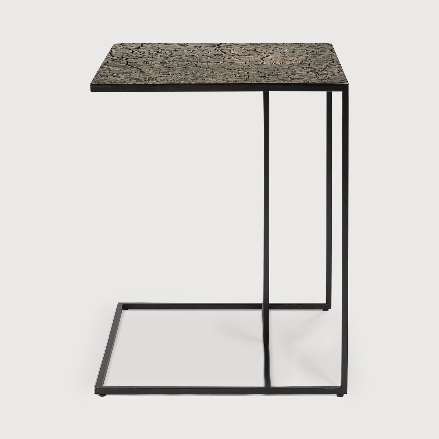 Triptic Beistelltisch - Mineralien - Whisky - Lava - rechteckig - 45 x 40 x 51 cm - ZEN ZONE Furniture