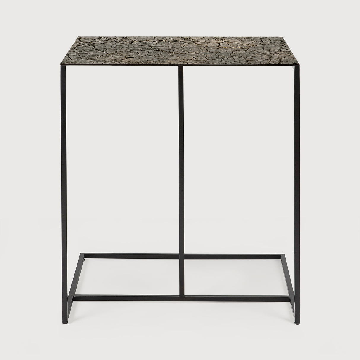 Triptic Beistelltisch - Mineralien - Whisky - Lava - rechteckig - 45 x 40 x 51 cm - ZEN ZONE Furniture