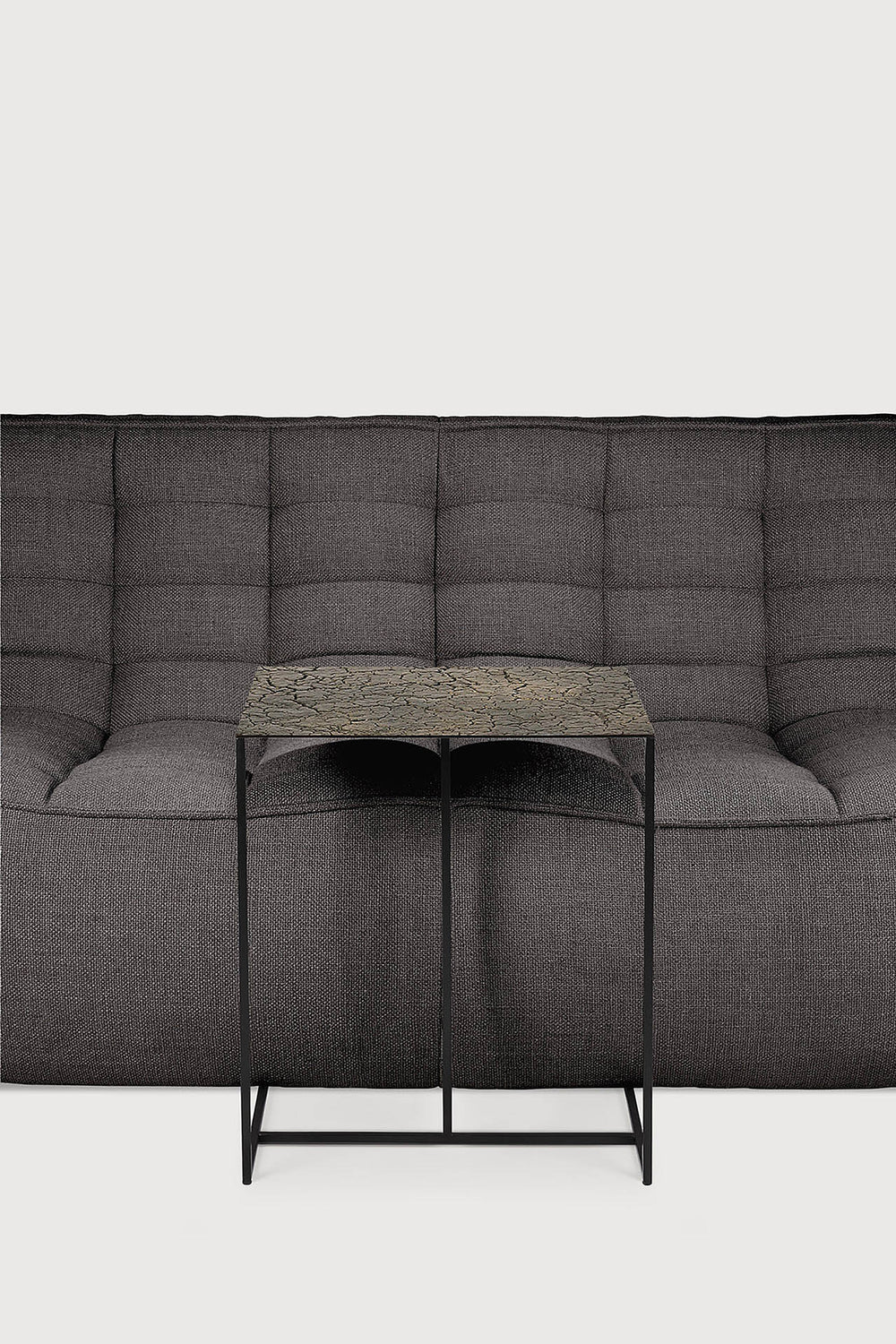 Triptic Beistelltisch - Mineralien - Whisky - Lava - rechteckig - 45 x 40 x 51 cm - ZEN ZONE Furniture