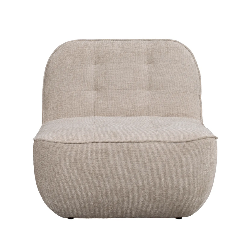 Fauteuil FARSON, Greg #3 beige clair, 83x96x71 cm