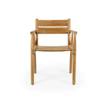 Atrani Gartenstuhl aus Teakholz mit Armlehnen - ZEN ZONE Furniture