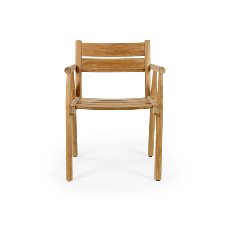Atrani Gartenstuhl aus Teakholz mit Armlehnen - ZEN ZONE Furniture