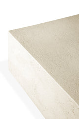 Elements Couchtisch - Mikrozement - Off-White - rechteckig - ZEN ZONE