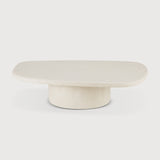 Elements Couchtisch - Mikrozement - Off-White - Kieselsteinform - ZEN ZONE
