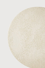 Elements Beistelltisch - Mikrozement - Off White - rund - 40 x 40 x 42 cm - ZEN ZONE Furniture