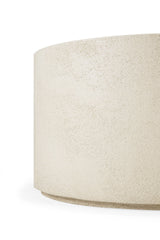 Elements Couchtisch - Mikrozement - Off-White - rund - ZEN ZONE