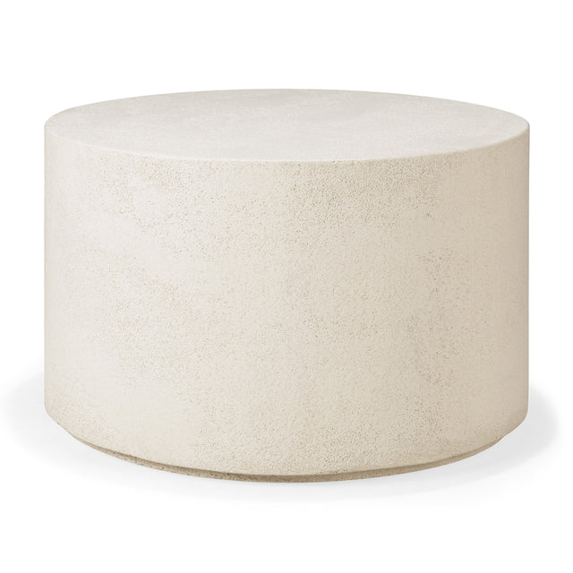 Elements Couchtisch - Mikrozement - Off-White - rund - ZEN ZONE