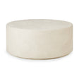 Elements Couchtisch 80x80cm - Mikrozement - Off-White - rund - ZEN ZONE