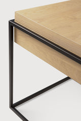 Monolit Beistelltisch - Eiche - quadratisch - abnehmbarer Deckel - 48 x 48 x 51 cm - ZEN ZONE Furniture
