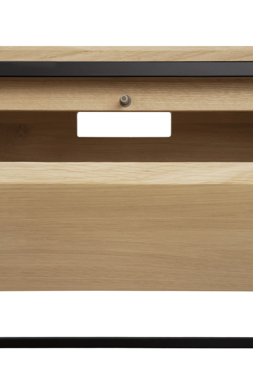 Monolit TV-Schrank - Eiche - 1 Klapptür - 1 Schublade - 140 x 45 x 42 cm - ZEN ZONE Furniture
