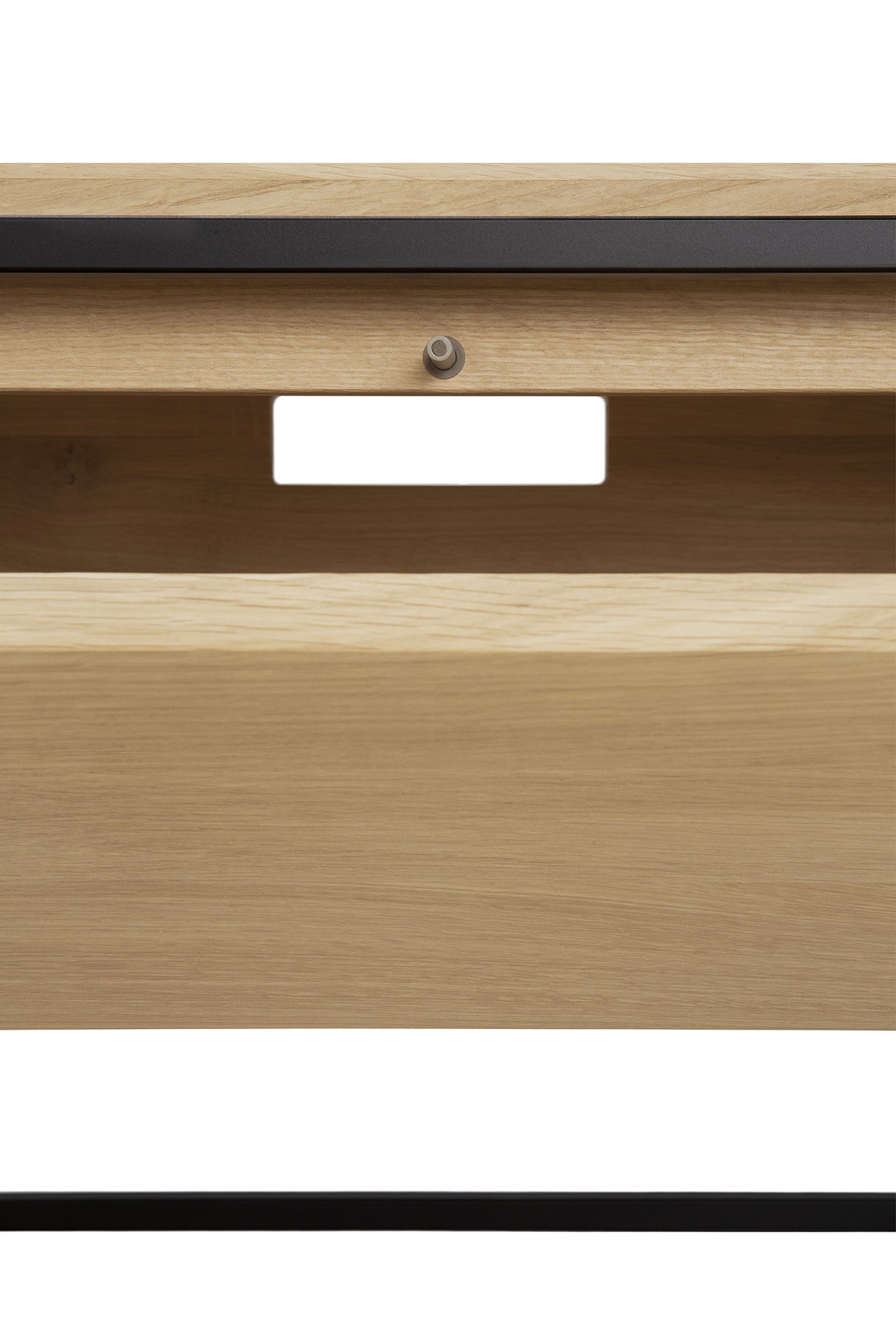 Monolit TV-Schrank - Eiche - 1 Klapptür - 1 Schublade - 140 x 45 x 42 cm - ZEN ZONE Furniture