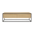 Monolit TV-Schrank - Eiche - 1 Klapptür - 1 Schublade - 140 x 45 x 42 cm - ZEN ZONE Furniture