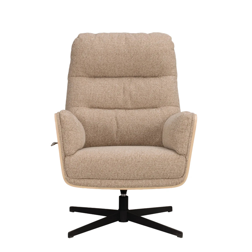 Fauteuil BRODERICK en chêne, 73x82x106 cm