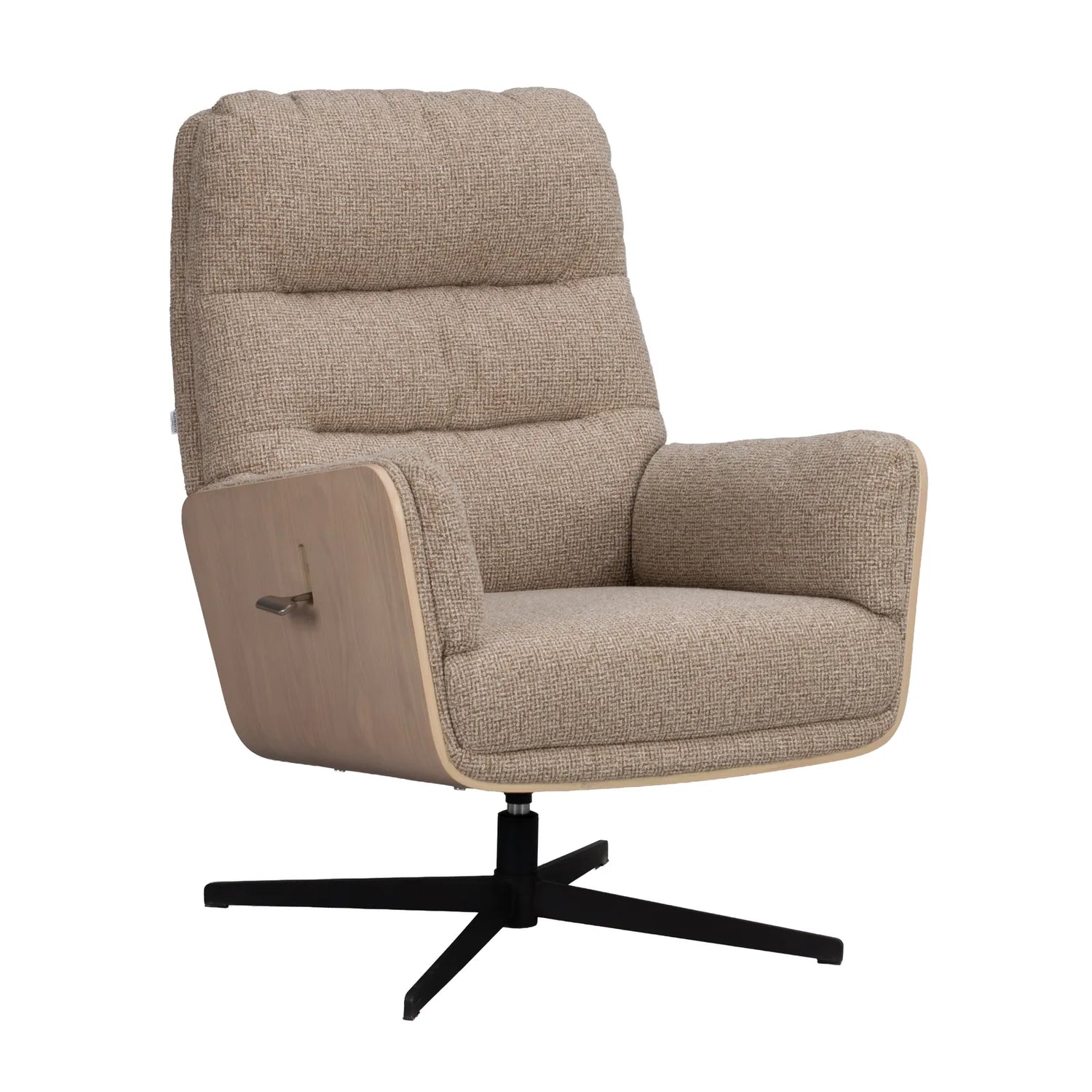 Fauteuil BRODERICK en chêne, 73x82x106 cm