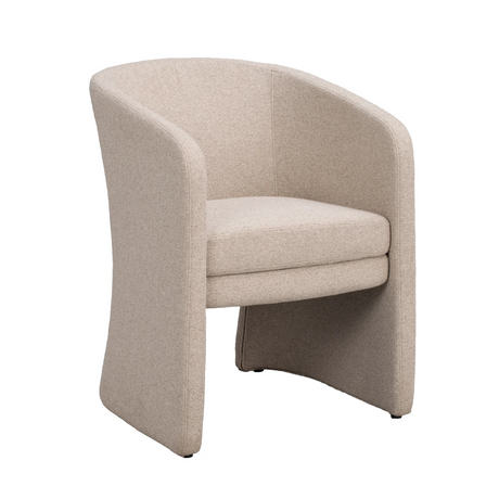 Essstuhl JESSUP, Glory #05 beige, 60x64x79 cm - ZEN ZONE Furniture