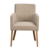 Chaise de salle à manger HUDSON en chêne massif, disponible dans divers tissus